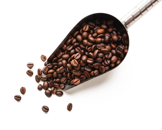 Coffe in spoon
